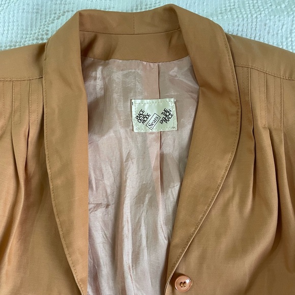 Vintage Sears Camel A-Line Trench Coat - Picture 2 of 10
